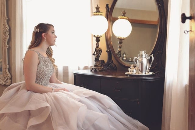 white runway formal dresses